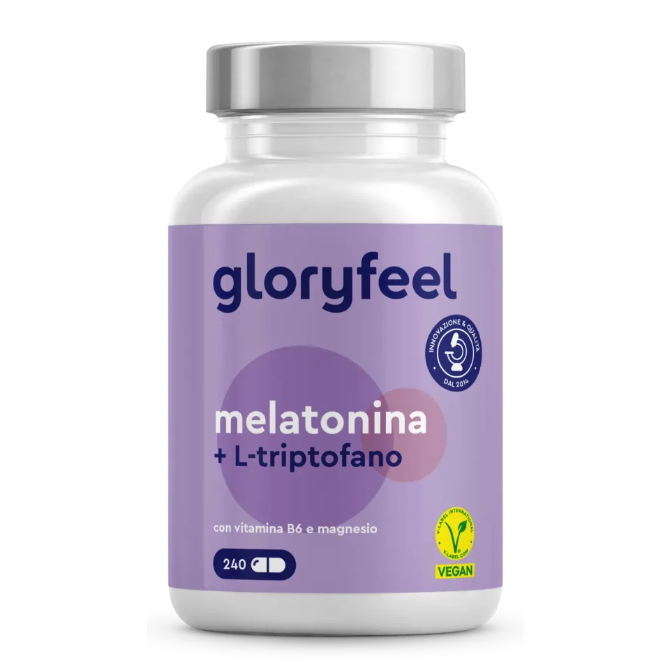gloryfeel Melatonina Triptofano capsule 240 per sonno