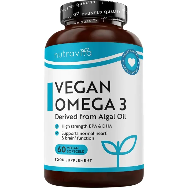 Nutravita Omega 3 Vegan 2000mg Softgel EPA DHA da Alghe