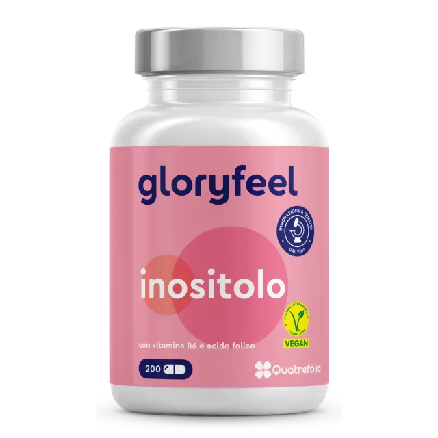 gloryfeel Inositolo polvere con folato e B6