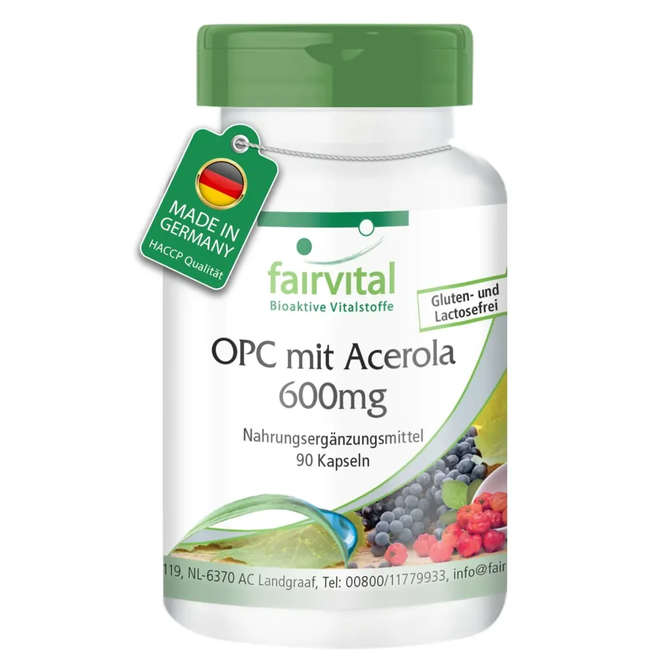 Fairvital OPC semi uva capsule 90 da 600 mg con acerola