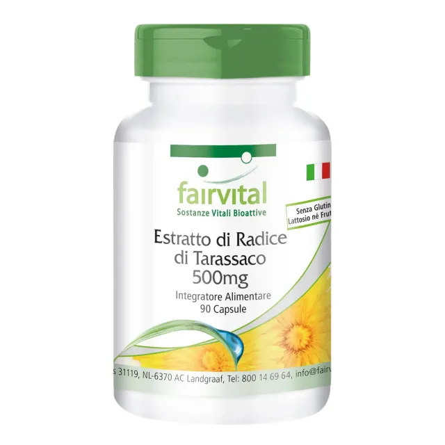Fairvital Tarassaco radice estratto capsule 90 pezzi 500 mg