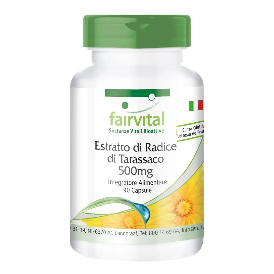 Fairvital Tarassaco radice estratto capsule 90 pezzi 500 mg