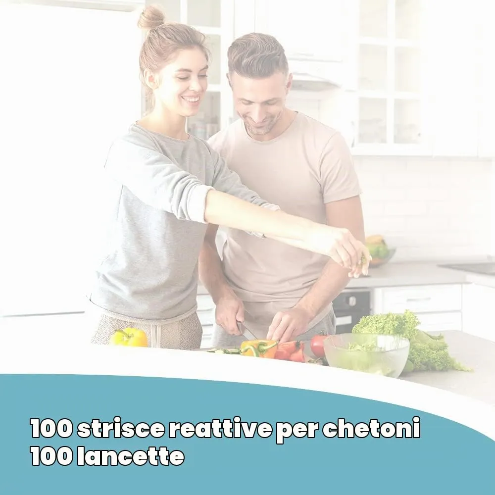 Go-Keto Set Strisce Chetoni 100 pezzi + 100 lancette