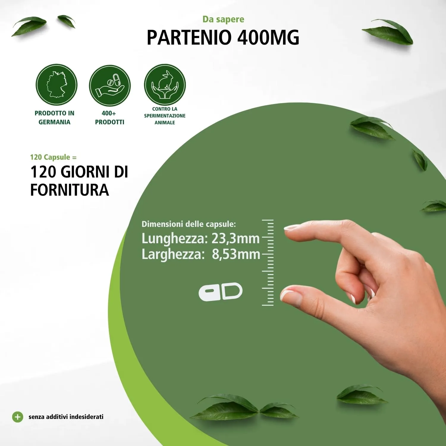 Fairvital Partenio 400 mg Capsule 120 pz Vegane