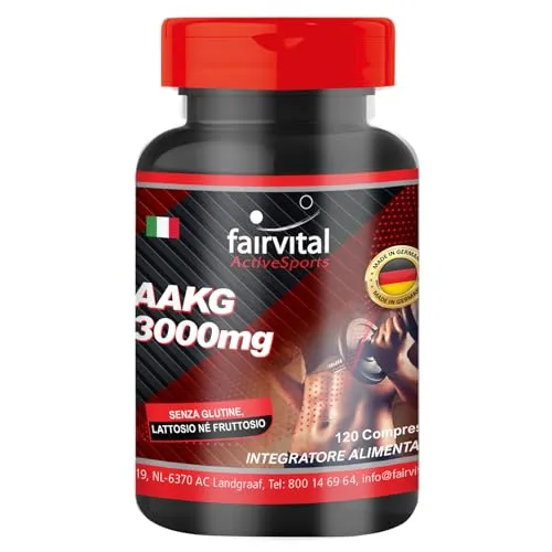 Fairvital AAKG compresse 120 pz 3000 mg arginina
