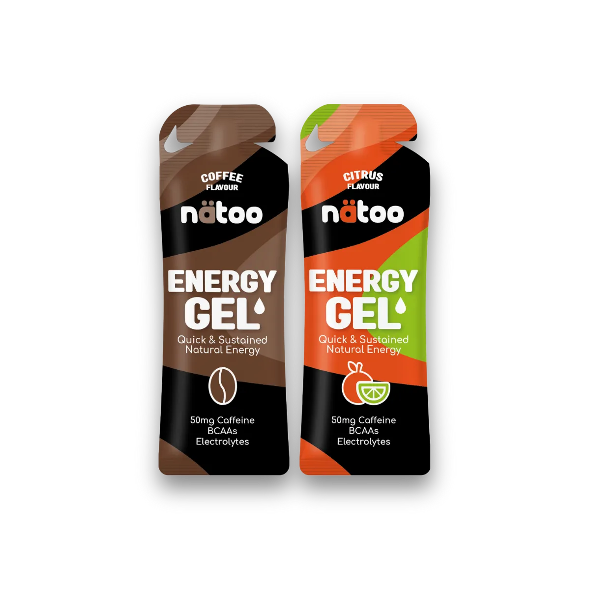 NATOO Performance Gel Energetici 2 Gel Lemonade 30g Carboidrati