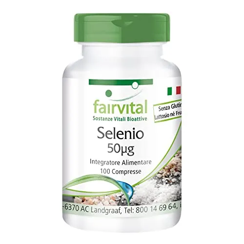 Fairvital Selenio 50 mcg compresse 100 compresse vegane