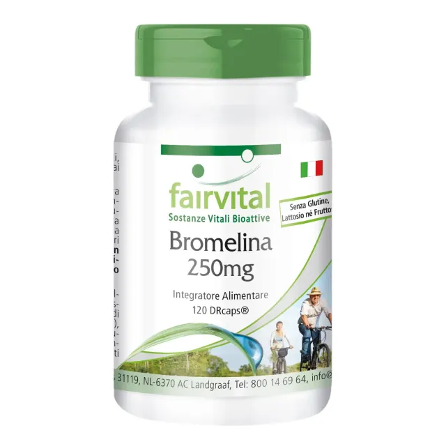 fairvital Bromelina capsule 120 da 250 mg ananas