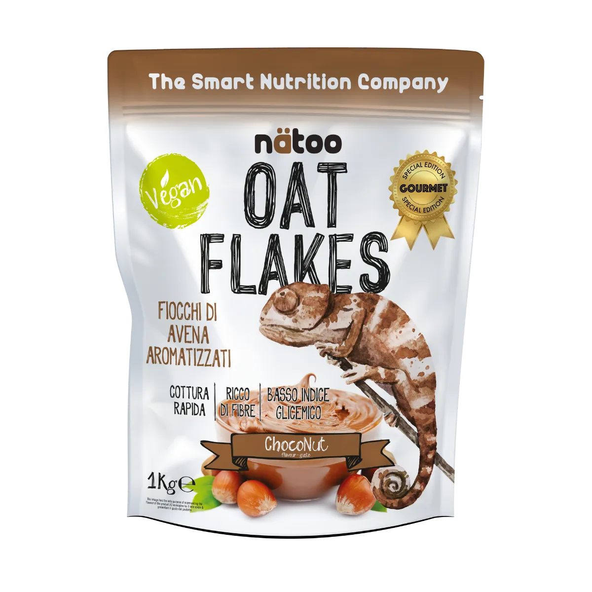 Natoo Oat Flakes fiocchi avena 1 kg gusto neutro porridge