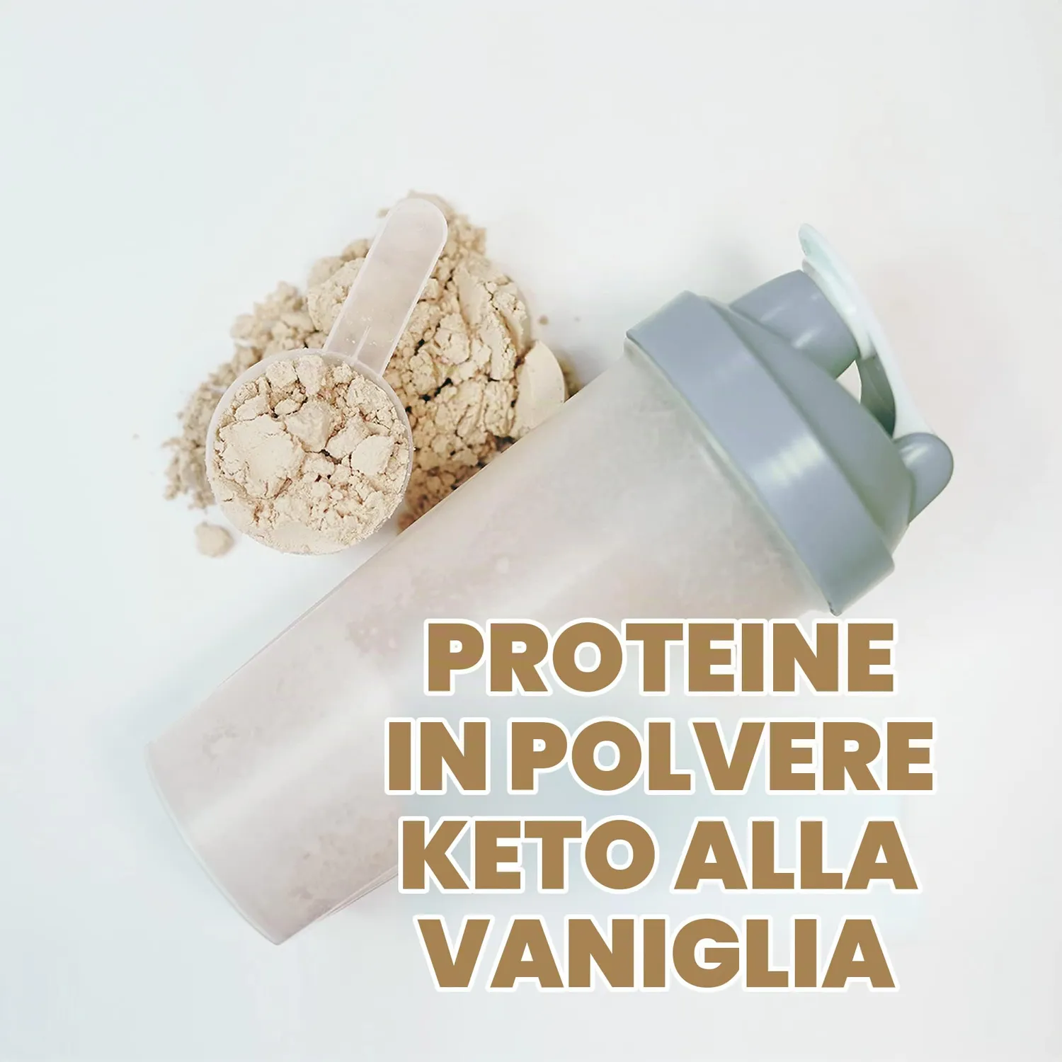 Go-Keto MCT Vegan Protein Shake vaniglia 400 g keto