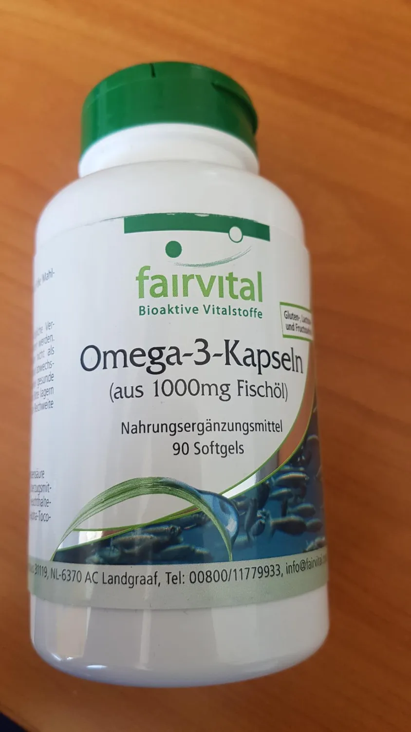 Fairvital Omega-3 1000 mg capsule 90 softgel EPA DHA
