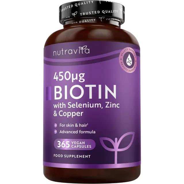 Nutravita Biotina 4500 mcg Capsule 365 con Zinco e Rame