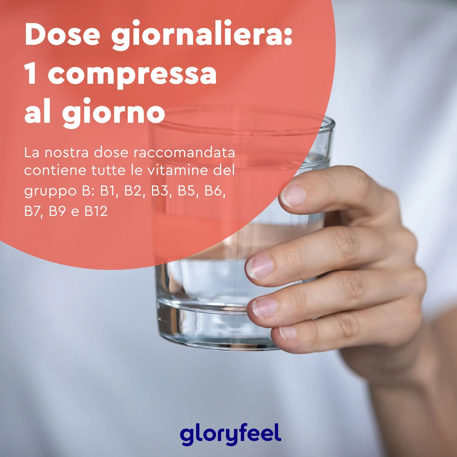 gloryfeel Vitamina B Complex compresse senza lattosio
