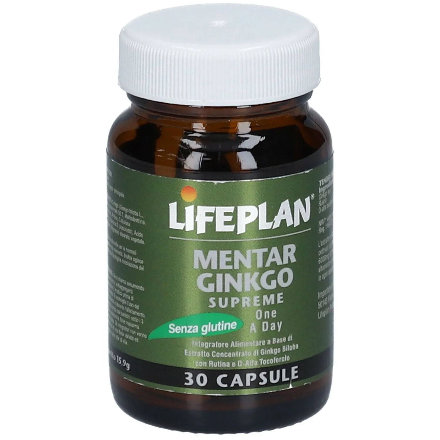 Algilife Mentar Ginkgo Integratore 30 Capsule Memoria