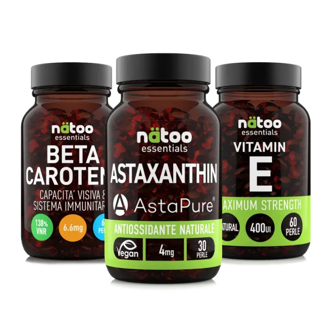 Natoo Essentials Skin Summer Pack integratori antiossidanti estate
