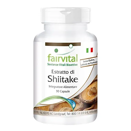 Fairvital Shiitake 500 mg capsule 90 pz 30% polisaccaridi