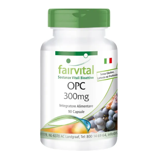 fairvital OPC estratto semi d'uva capsule 90 capsule