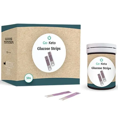 Go-Keto Glucose Strisce Reattive 50 pezzi per Misuratore Chetoni