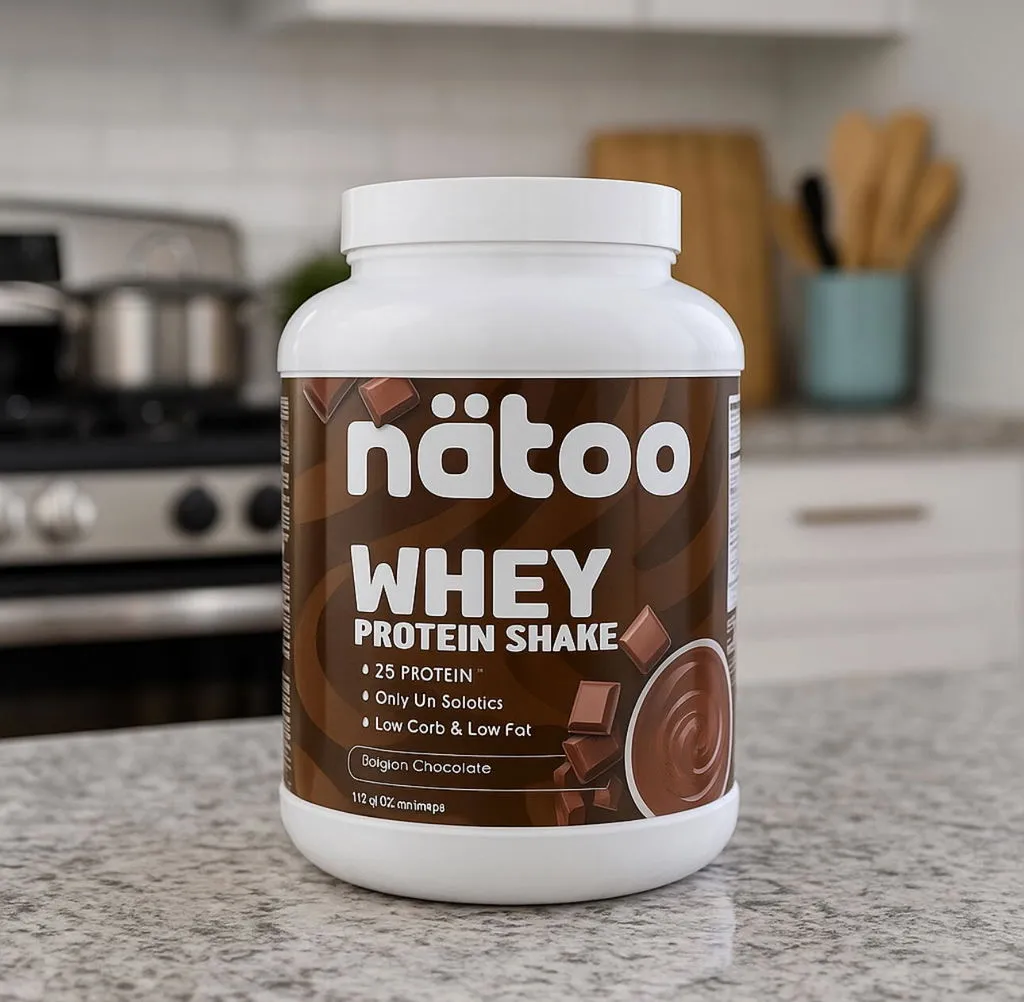 Natoo Performance Whey proteine 510g Belgian Chocolate grass-fed