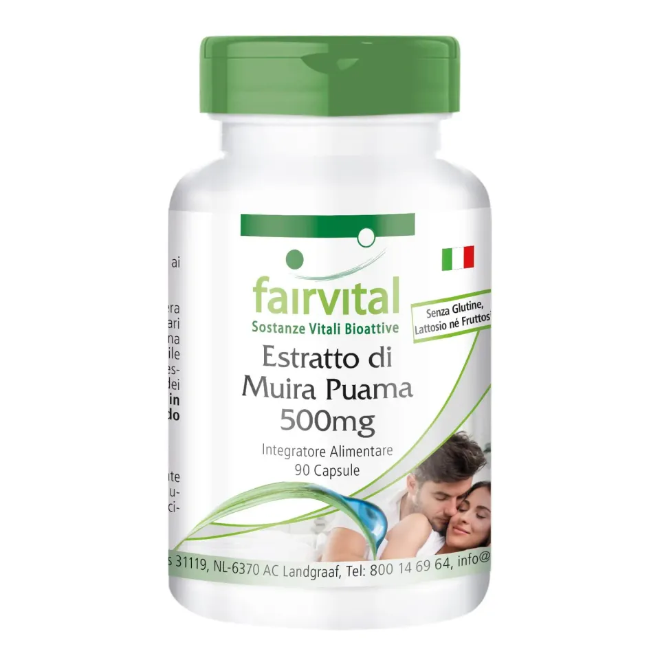 Fairvital Muira Puama 500 mg capsule 90 pz estratto 10:1