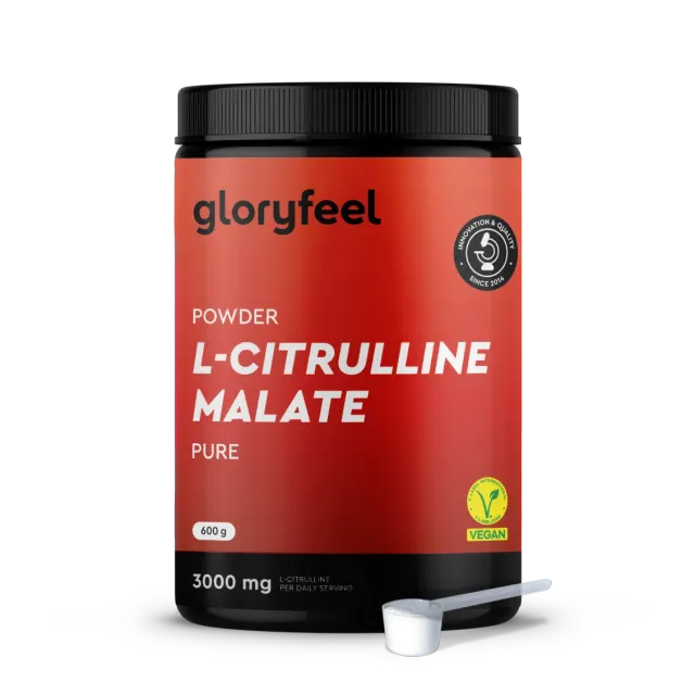 gloryfeel L-Citrullina in Polvere Malato senza glutine