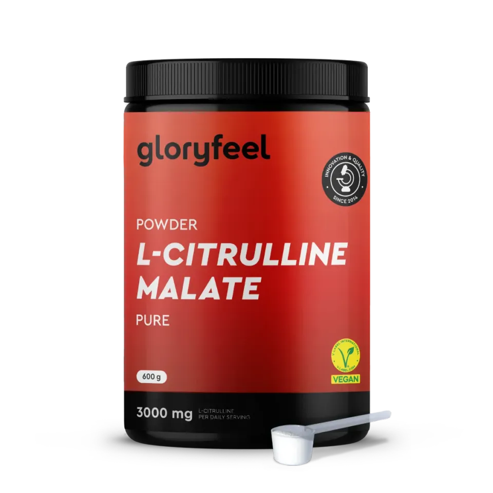 gloryfeel L-Citrullina in Polvere Malato senza glutine