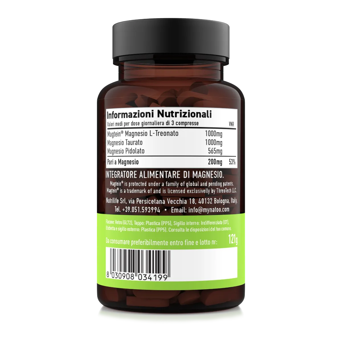 Natoo Essentials Magtein Complex integratore 90 compresse treonato