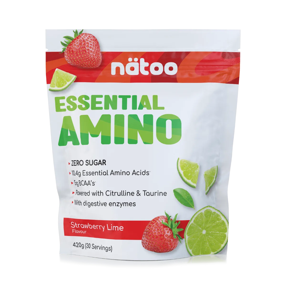 Natoo Essential Amino EAA polvere BCAA 2:1:1 vegano