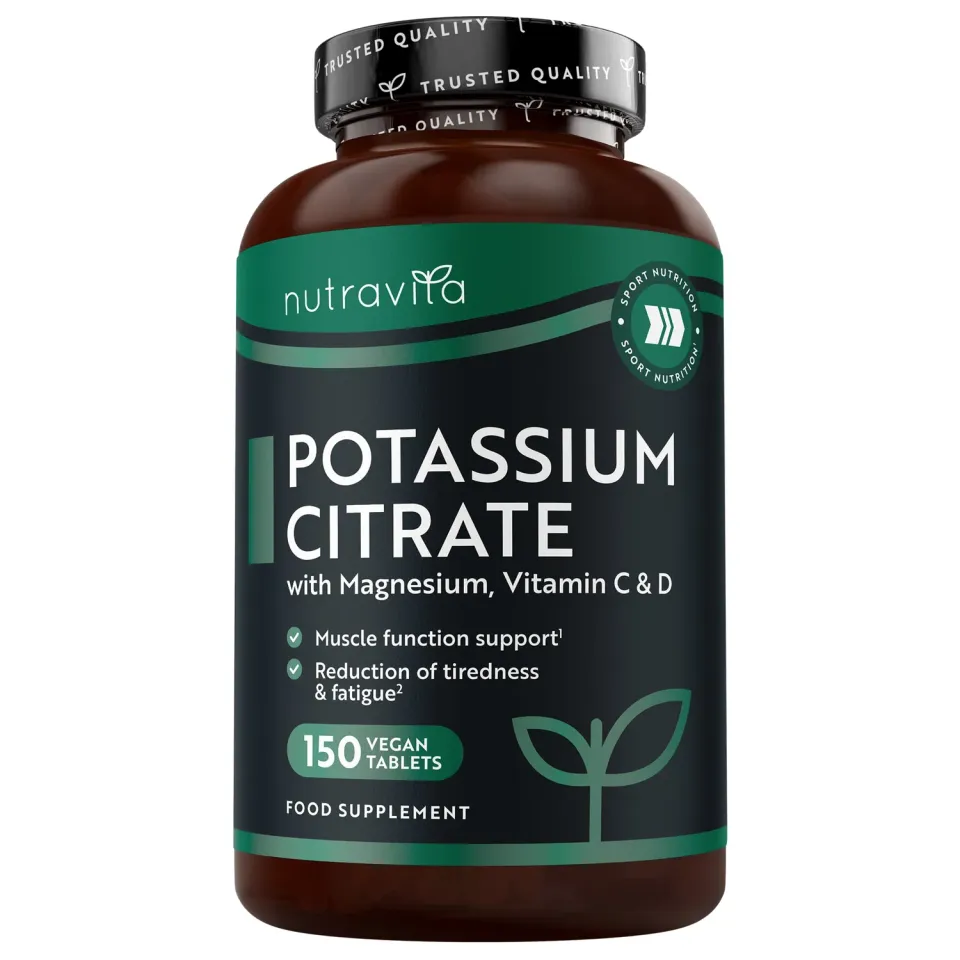 Nutravita Citrato di Potassio Vitamina C 500mg Potassio