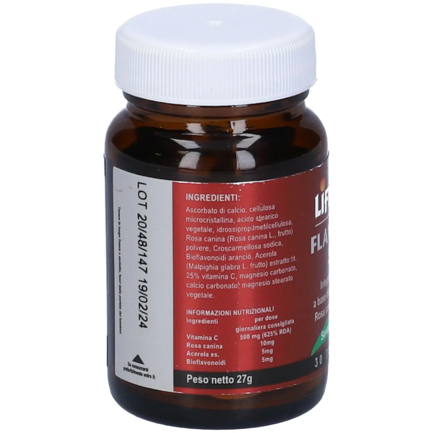Algilife Lifeplan Flavorola 500 integratore 30 tavolette vitamina C