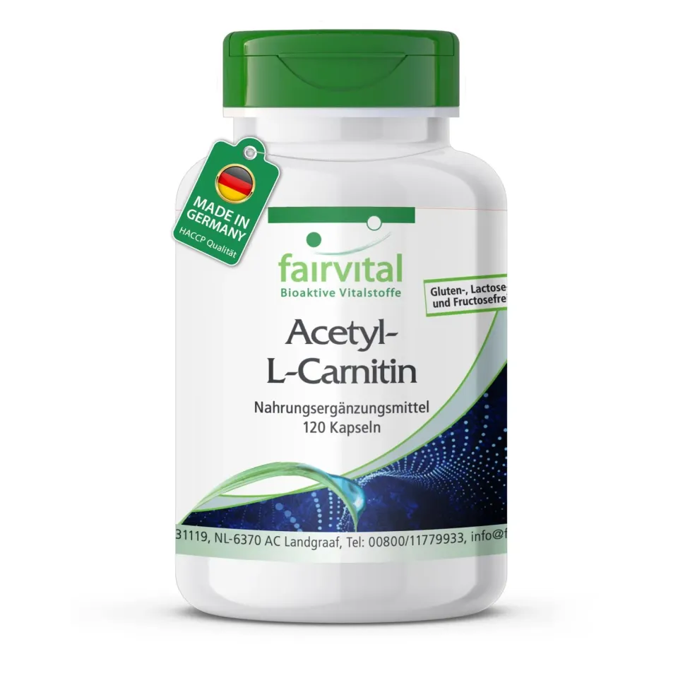 Fairvital Acetil-L-Carnitina Capsule 120 pz 1500 mg