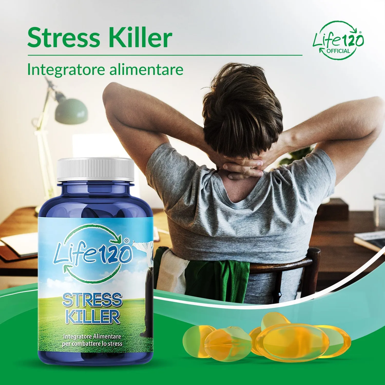 Life 120 Stress Killer integratore 90 compresse adattogeno