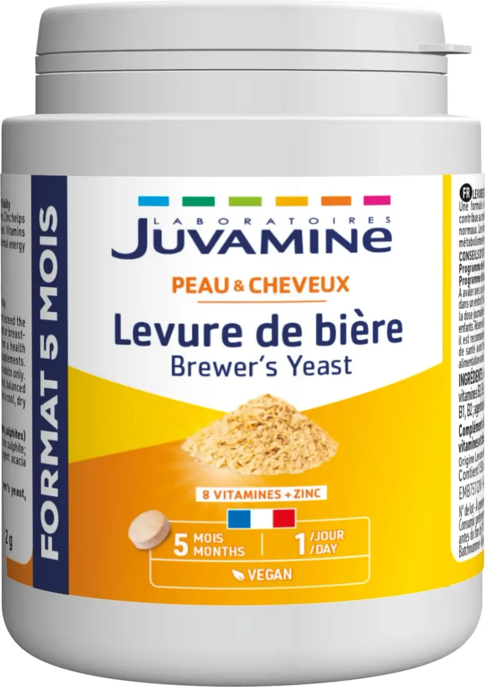 JUVAMINE Lievito di Birra 150 compresse capelli pelle 5 mesi