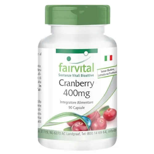 Fairvital Mirtillo Rosso capsule 90 pz 400 mg cranberry