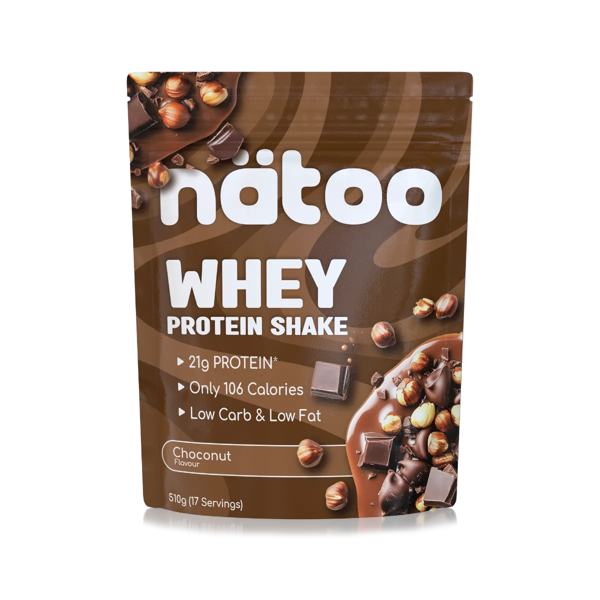 Natoo Performance Whey proteine 510g Belgian Chocolate grass-fed