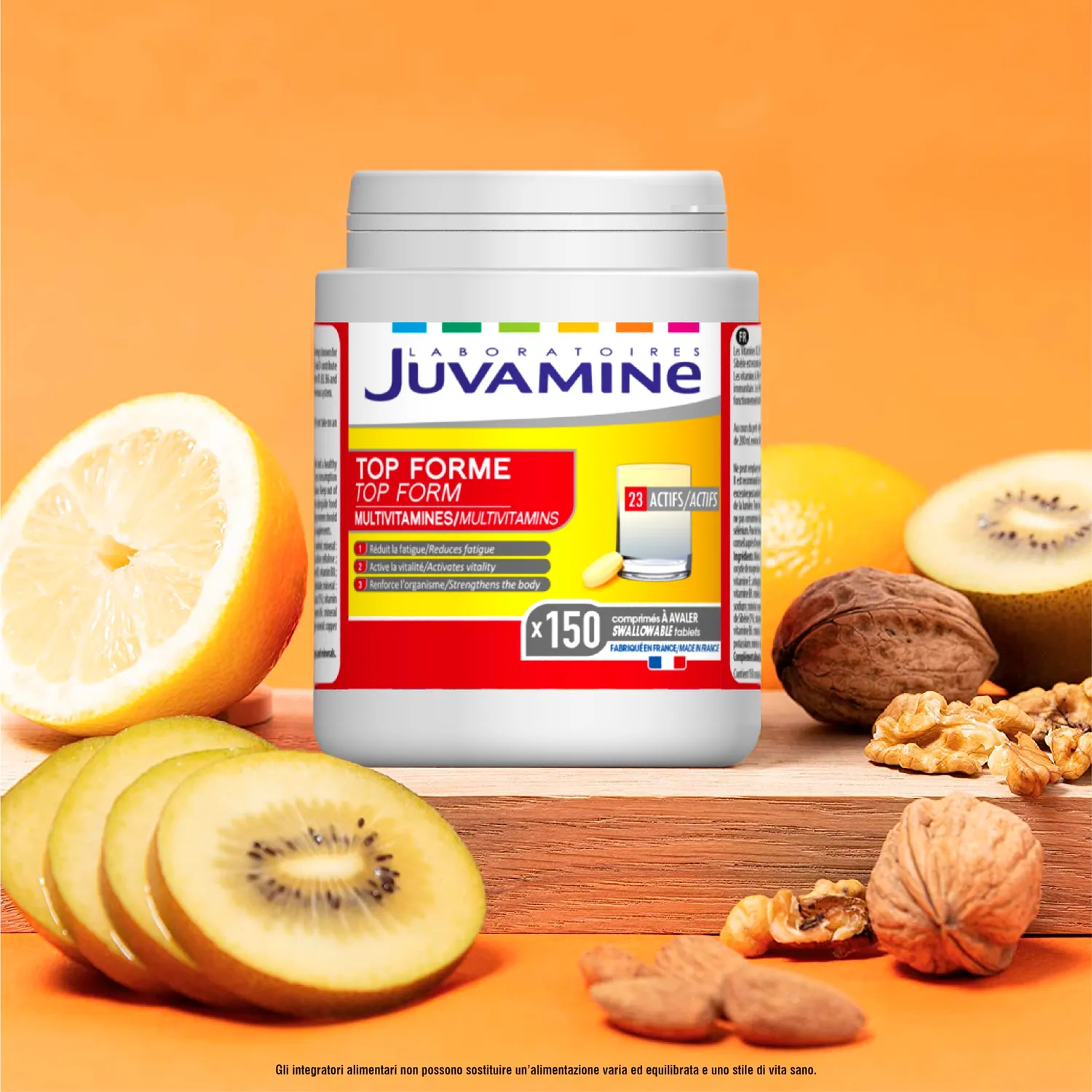Juvamine Top Forme multivitaminico 150 compresse immunità