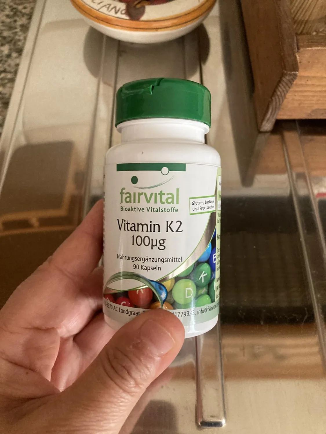 Fairvital Vitamina K2 MK7 capsule 90 capsule 100 mcg