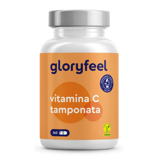 gloryfeel Vitamina C Tamponata capsule vegetariane delicate