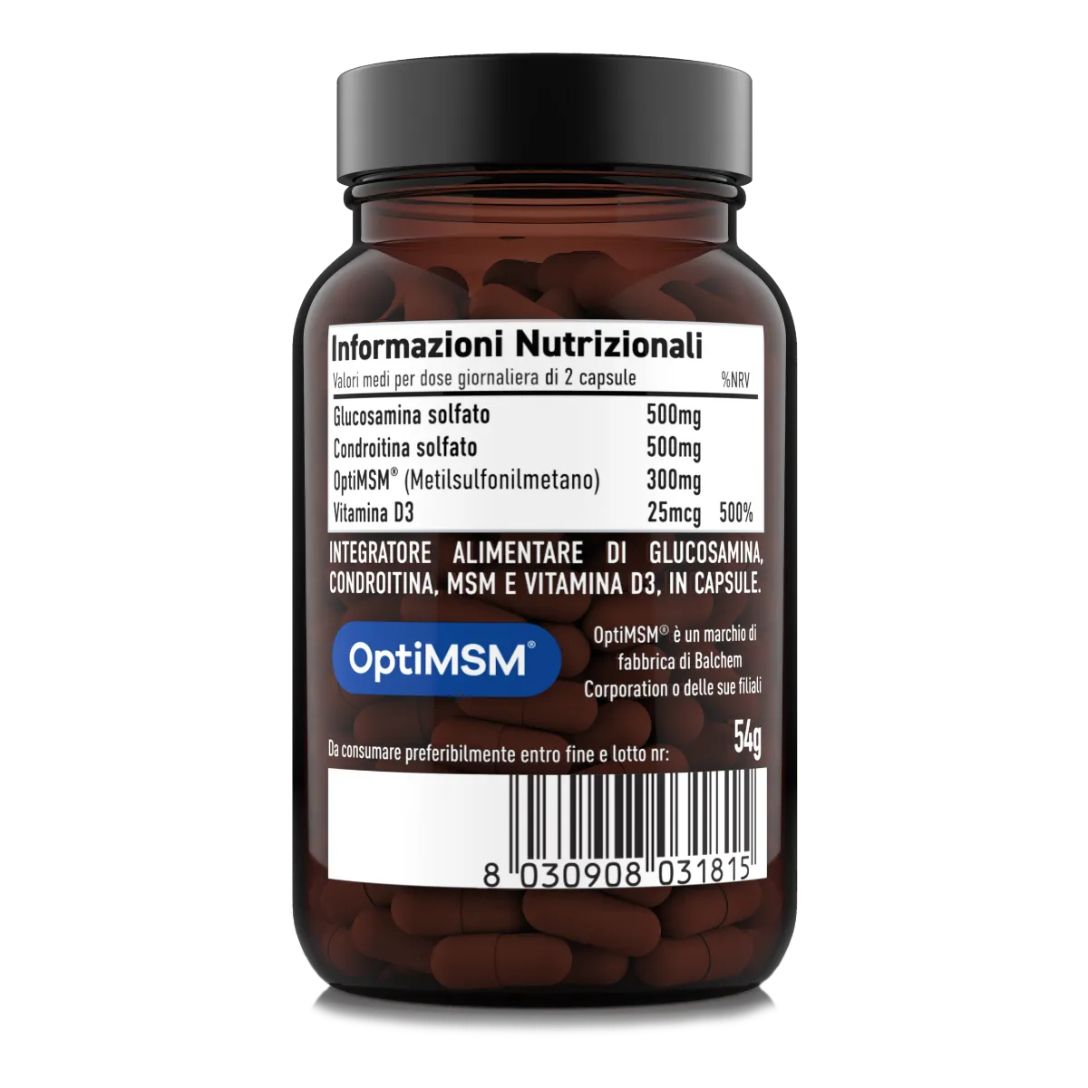 Natoo Essentials Joint Glucosamina Integratore 60 Capsule Ossa