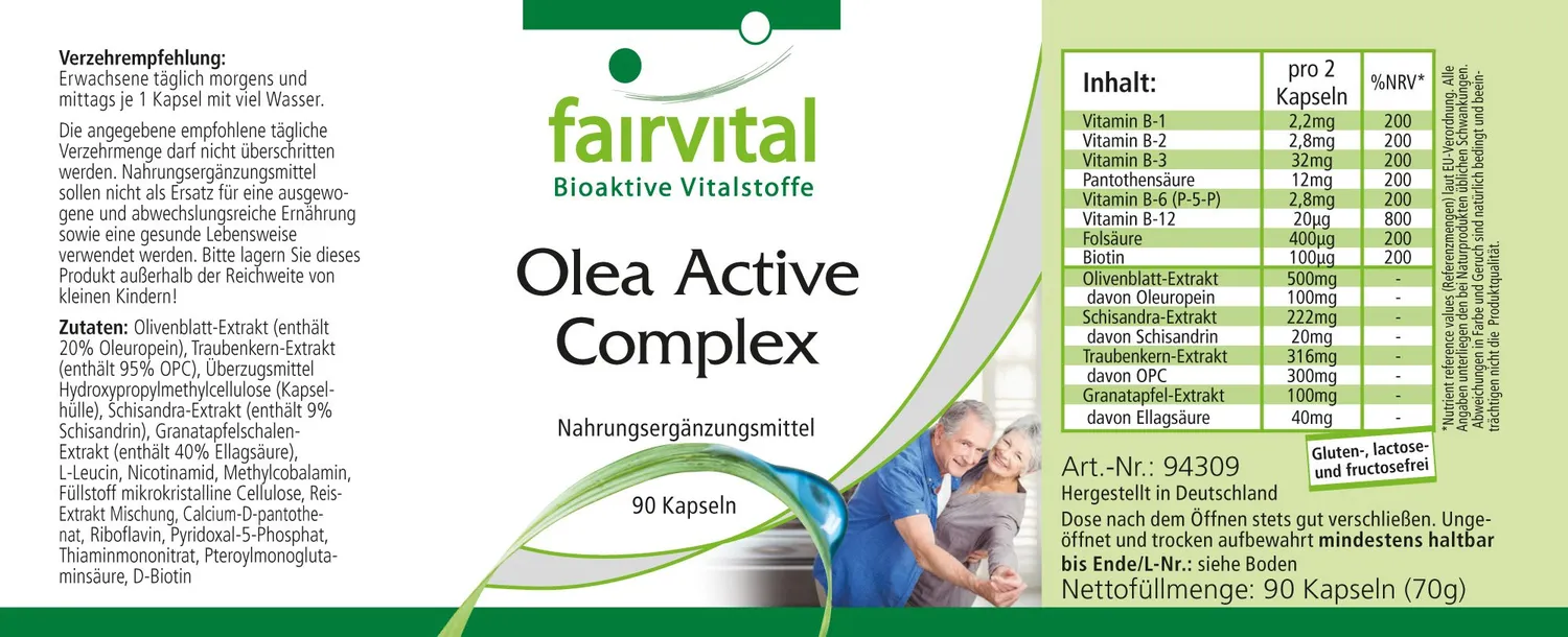 Fairvital Olea Active Complex multivitaminico 90 capsule