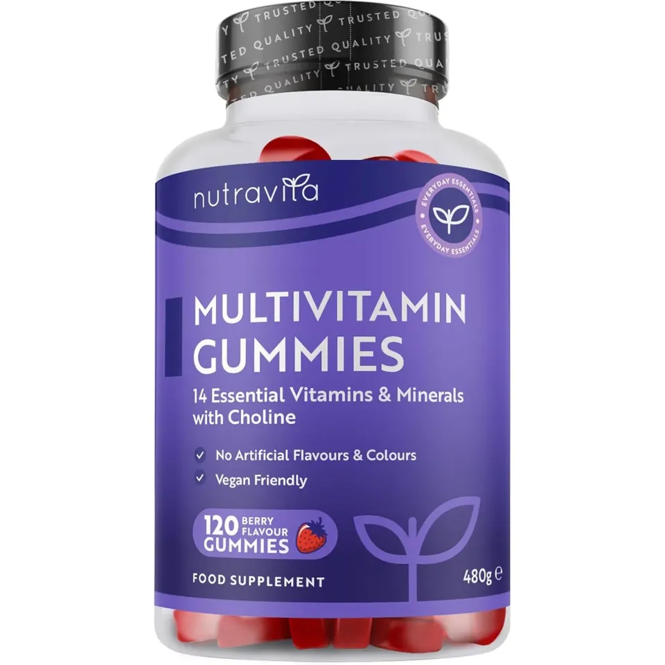 Nutravita Multivitaminico caramelle gommose vegane 120 pz