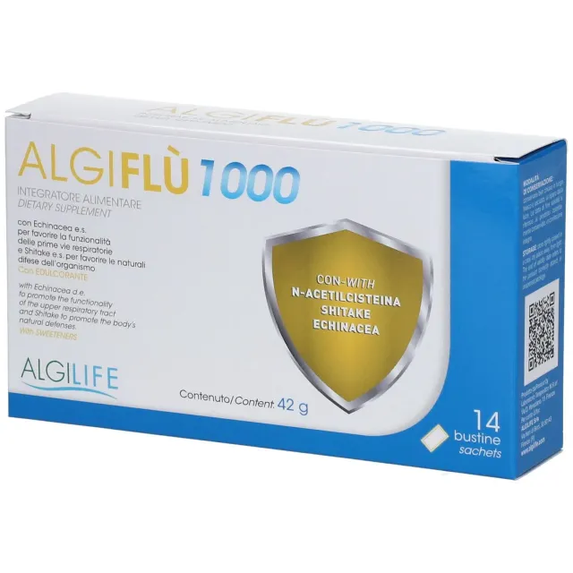 Algilife AlgiFlu 1000 Integratore Bustine NAC Vitamina B