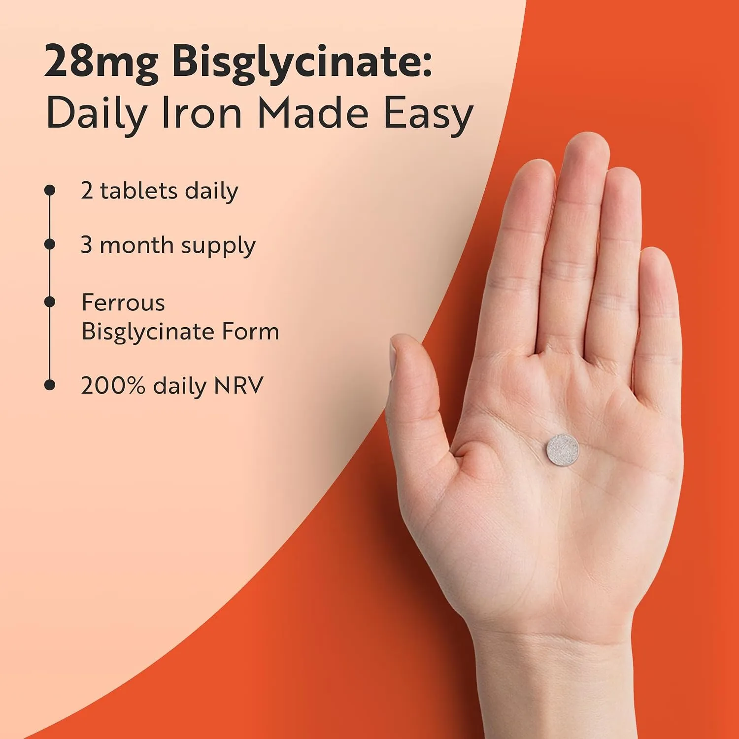 Nutravita Ferro Bisglicinato 28mg compresse vegane 180 pz