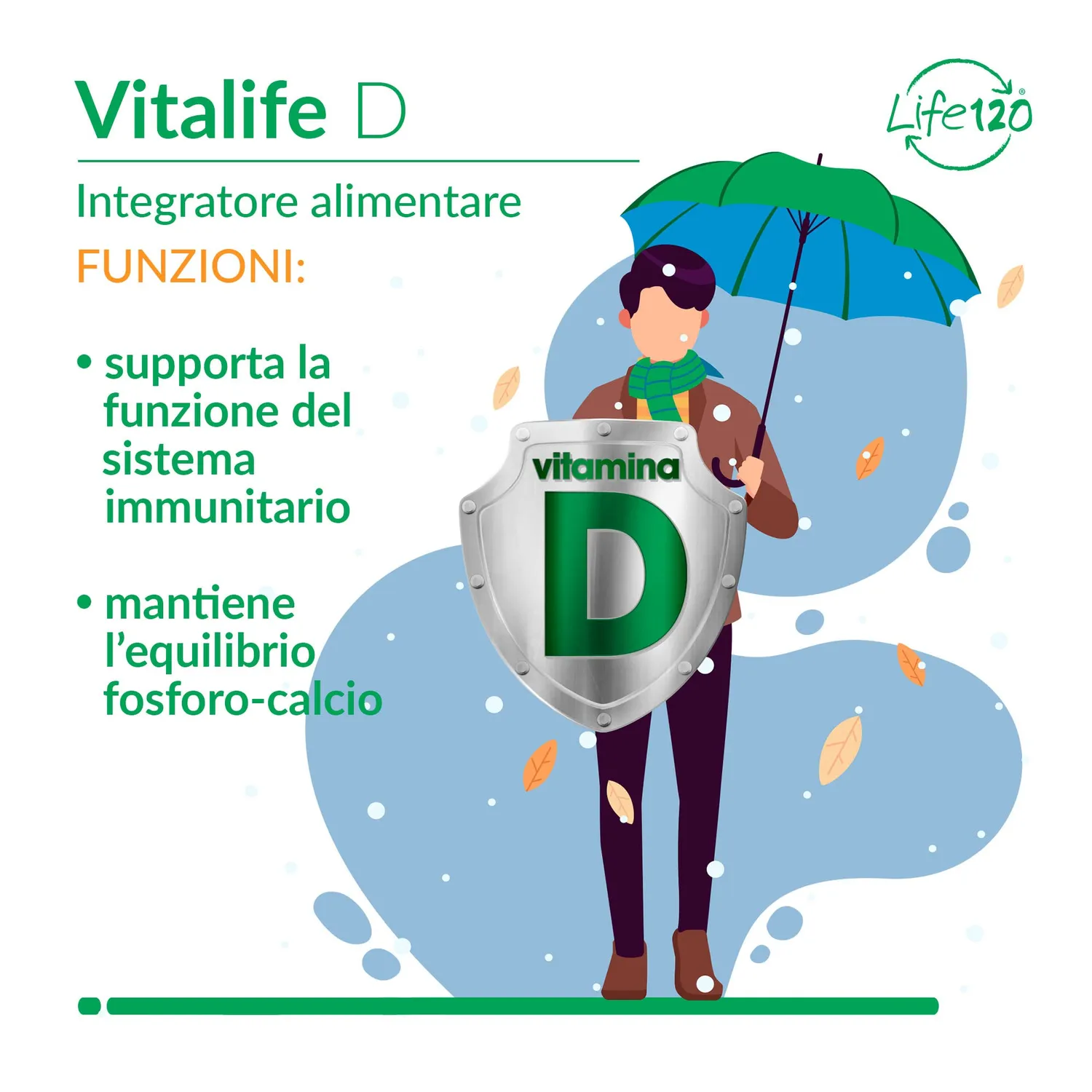Life 120 Vitalife D softgel 100 softgel 2000 UI