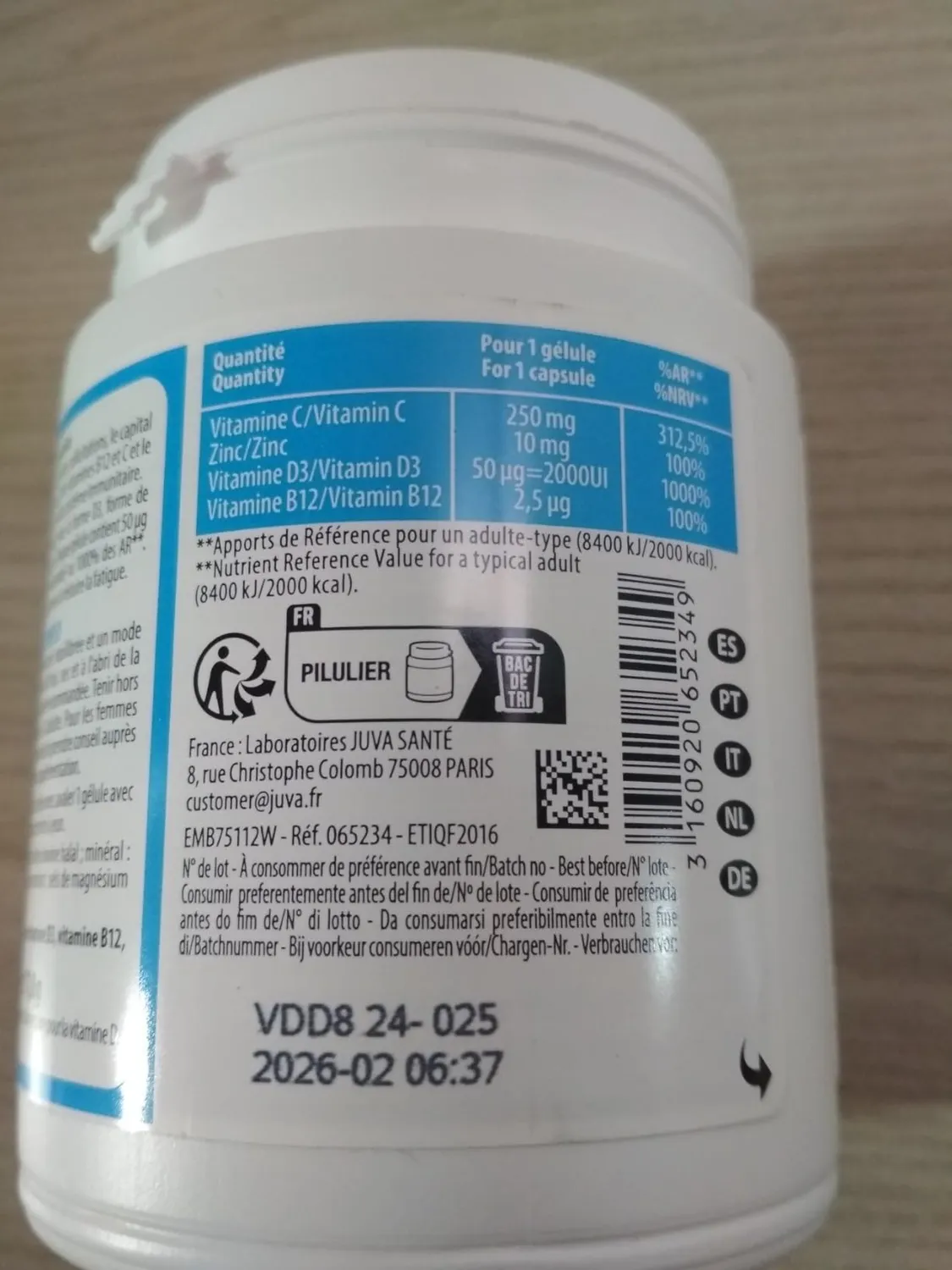 Juvamine Vitamina D3 2000 UI capsule 180 capsule immunita