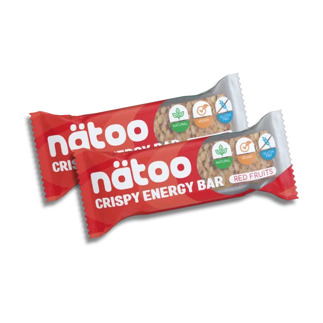 Natoo Food Duo Pack Energy barretta energetica frutti rossi 2x35g