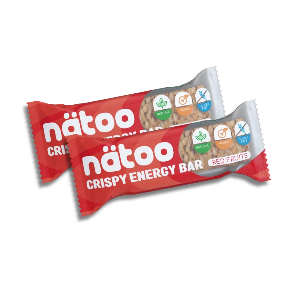 Natoo Food Duo Pack Energy barretta energetica frutti rossi 2x35g