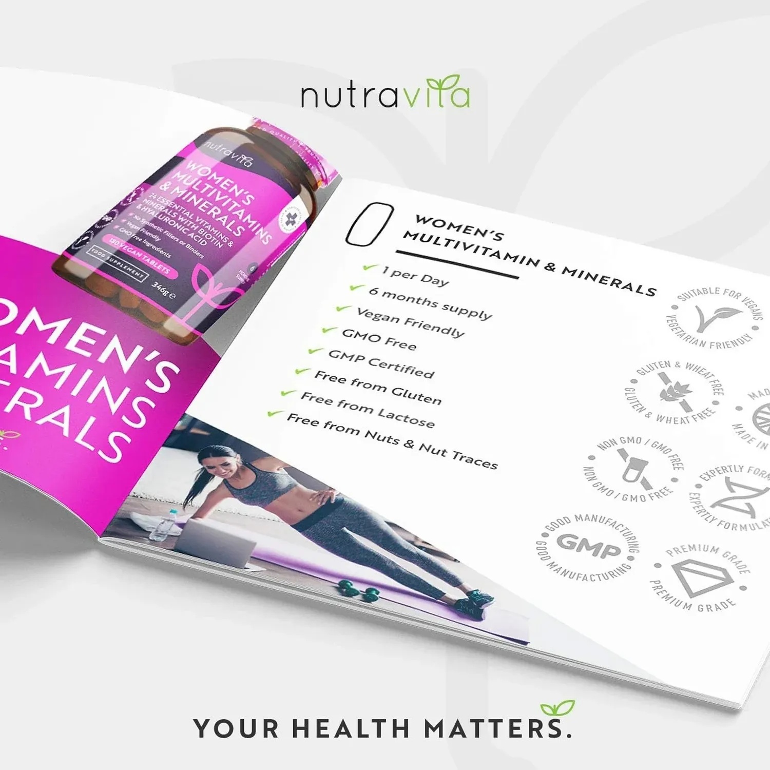 Nutravita Multivitaminico Donna compresse 180 pz 24 vitamine