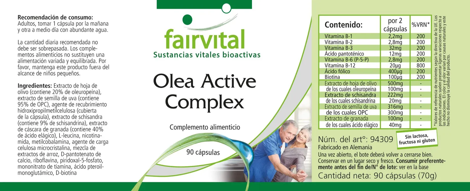 Fairvital Olea Active Complex multivitaminico 90 capsule