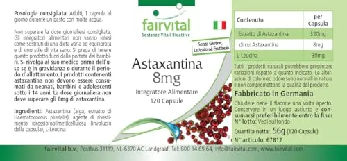 Fairvital Astaxantina AstaPure 120 capsule alto dosaggio
